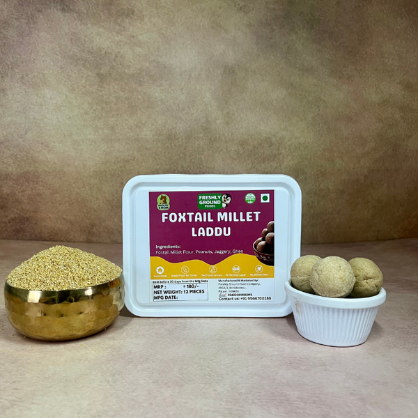 FOXTAIL MILLET LADDU (THINAI LADDU) (12 Pieces)