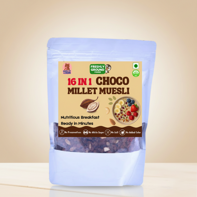 16 in 1 CHOCO MILLET MUESLI [250g]