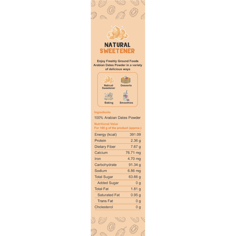 Dates Powder (6+ Months) – Iron & Mineral Rich Natural Sweetener