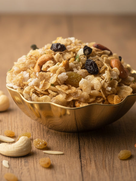 DRY FRUITS AND NUTS MILLET FLAKES MIXTURE