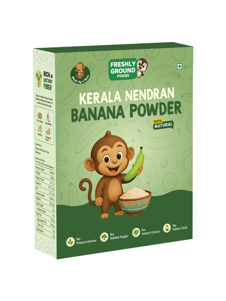 Nendran Raw Banana Powder (7+ Months) – Natural Weight Gain Food and Easy to Digest