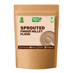 Sprouted Finger Millet Flour (Ragi, 7+ Months) – Calcium, Iron & Fiber Rich for Strong Bones and Easy Digestion