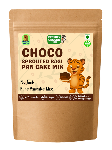CHOCO RAGI (SPROUTED FINGER MILLET) PAN CAKE MIX [175g]