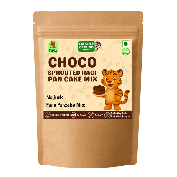 CHOCO RAGI (SPROUTED FINGER MILLET) PAN CAKE MIX [175g]