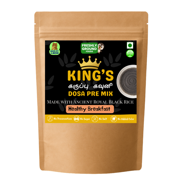 KINGS DOSA PREMIX - BLACK RICE (KARUPPU KAVUNI) DOSAI PRE MIX [250g]