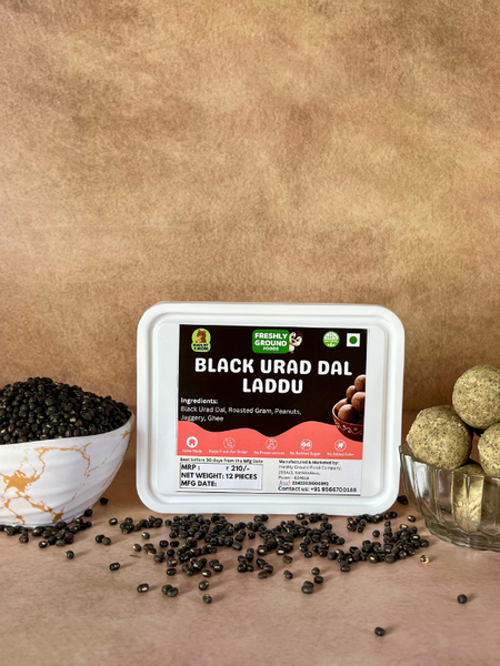 Black Urad Dal Laddu with Jaggery (Karuppu Ulundhu Laddu) – Protein, Iron & Calcium Rich Sweet