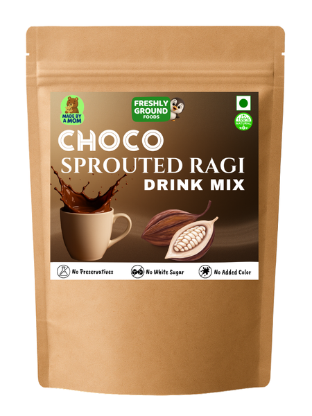 CHOCO SPROUTED RAGI NUTS DRINK [250g]