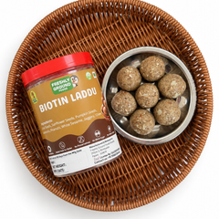 Biotin | Nuts & Seeds Laddu with Jaggery – Protein & Healthy Fats Rich Sweet