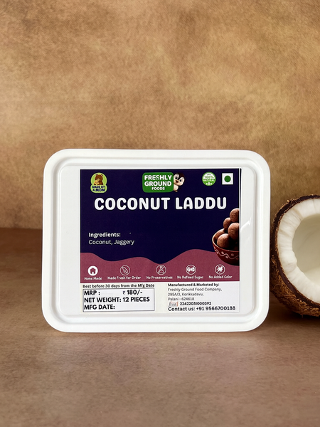 Coconut Laddu with Jaggery – Healthy Fats & Energy Rich Sweet