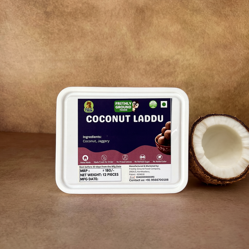Coconut Laddu with Jaggery – Healthy Fats & Energy Rich Sweet