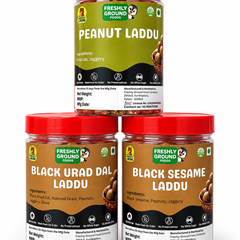 Traditional Snack Combo (Peanut, Sesame & Black Urad Dal Laddus)