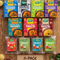 Noodles, Pasta & Vermicelli Combo 11 Pieces (5 Noodles, 2 Pasta & 4 Vermicelli)