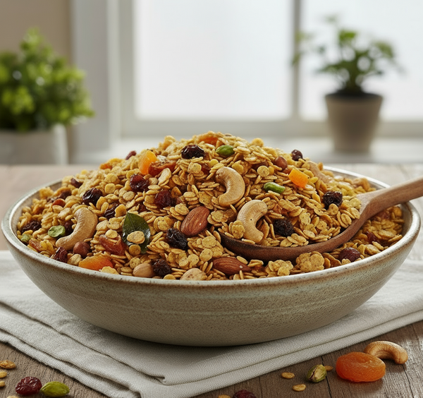 DRY FRUITS AND NUTS MILLET FLAKES MIXTURE