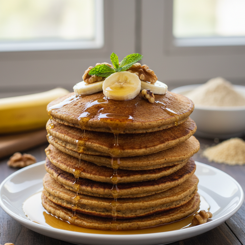 SPROUTED RAGI (FINGER MILLET) & BANANA PAN CAKE MIX [200g]