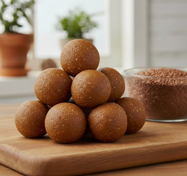 FLAX SEEDS LADDU (12 Pieces)