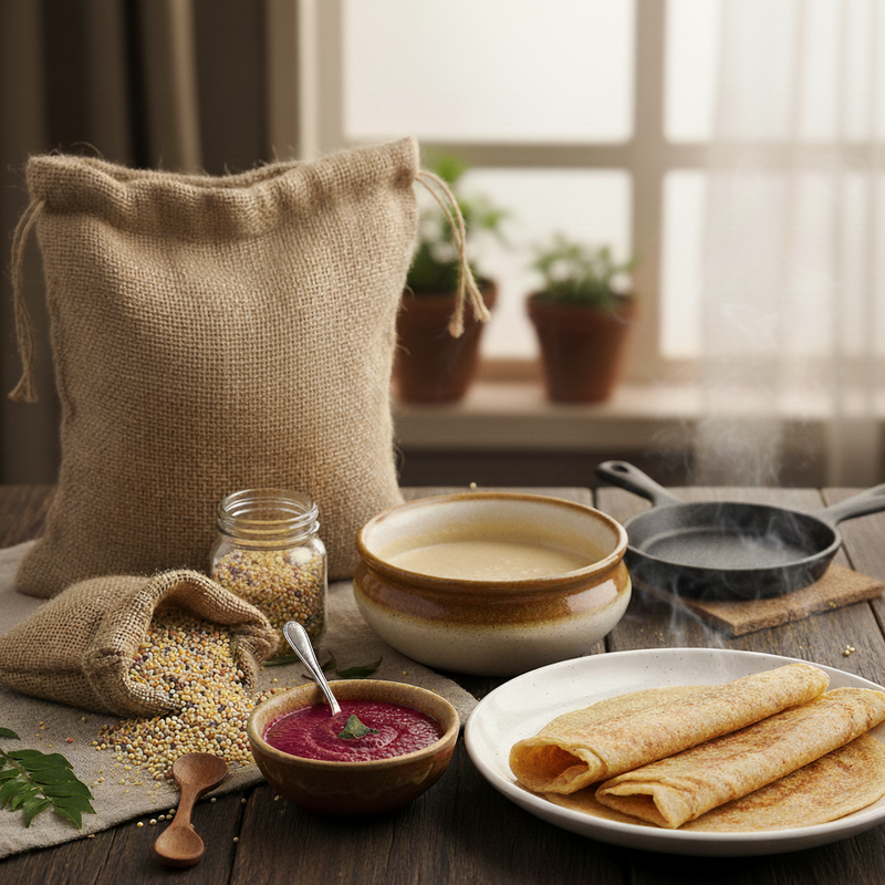MULTI MILLET INSTANT DOSAI MIX [250g]