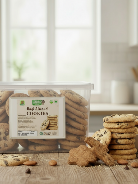 RAGI ALMOND COOKIES