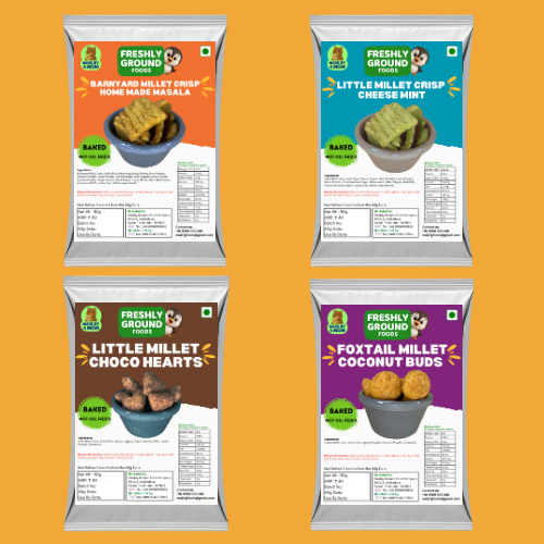 Baked Snacks Combo (Pack of 4 * 50g)