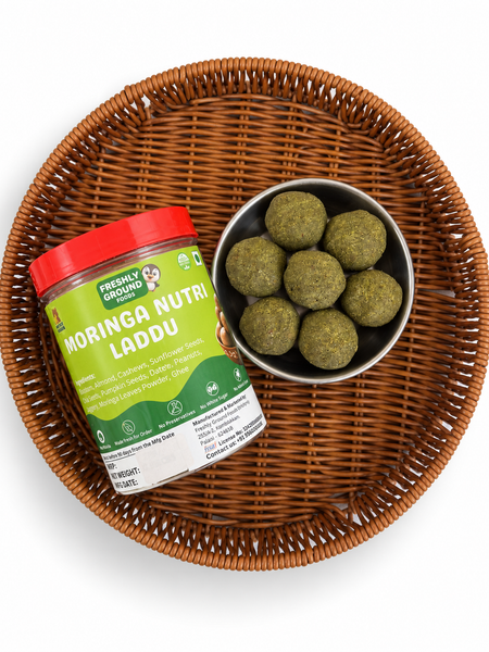 Moringa Nutri Laddu with Jaggery – Iron & Immunity Boosting Sweet