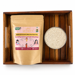 QUEEN'S SPROUTED BLACK URAD DAL KALI MIX [250g]