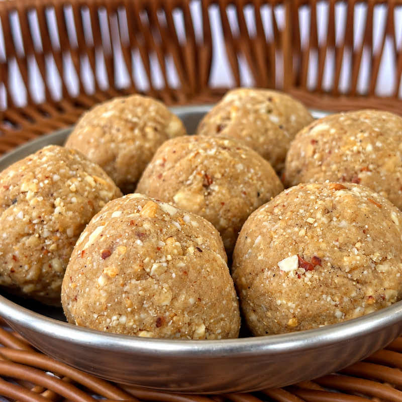 Biotin | Nuts & Seeds Laddu with Jaggery – Protein & Healthy Fats Rich Sweet