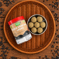 Black Urad Dal Laddu with Jaggery (Karuppu Ulundhu Laddu) – Protein, Iron & Calcium Rich Sweet