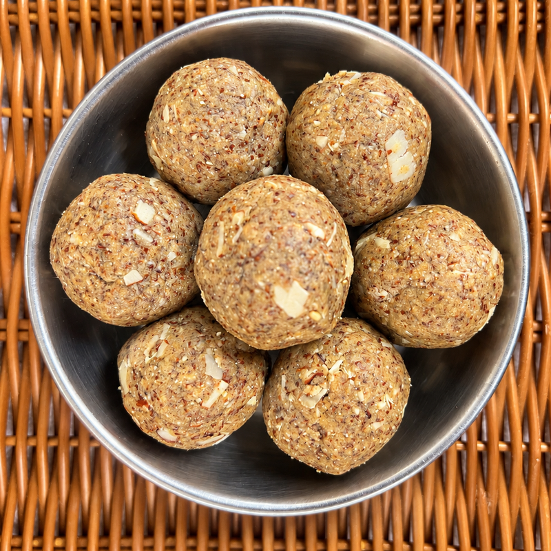 Biotin | Nuts & Seeds Laddu with Jaggery – Protein & Healthy Fats Rich Sweet