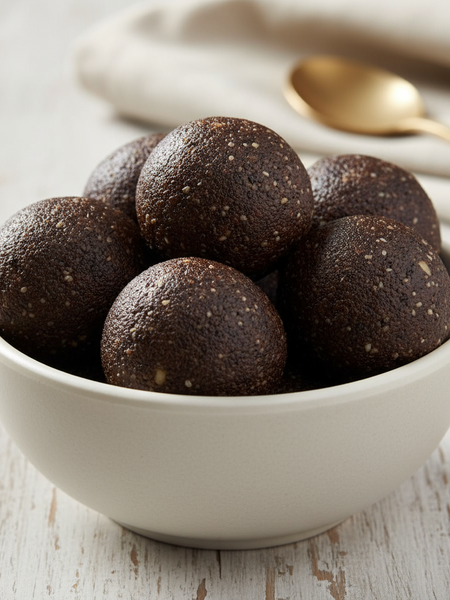 Black Sesame Laddu with Jaggery (Ellu Urundai) – Calcium & Iron Rich Traditional Sweet