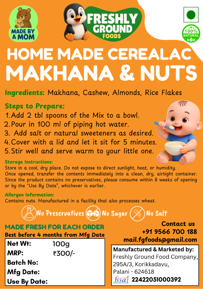 MAKHANA & NUTS CEREAL [100g]