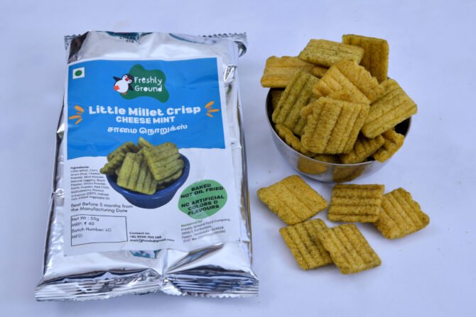 LITTLE MILLET CRISP (CHEESE MINT) 50g