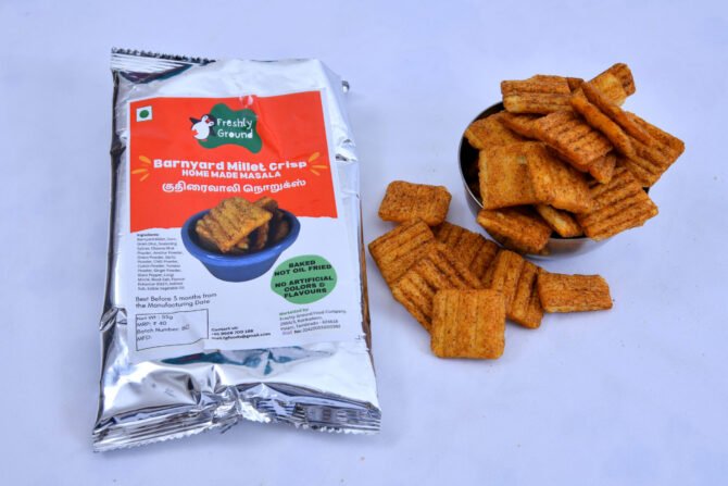 BARNYARD MILLET CRISP (HOME MADE MASALA) 50g