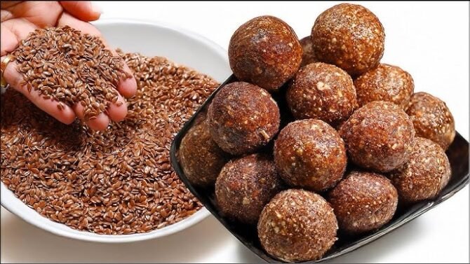 FLAX SEEDS LADDU (12 Pieces)