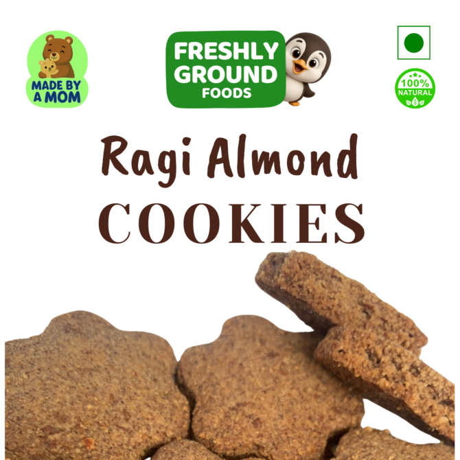RAGI ALMOND COOKIES