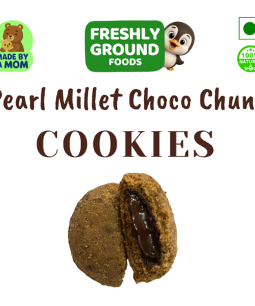 PEARL MILLET CHOCO CHUNK COOKIES (DARK COUVERTURE CHOCOLATE FILLING)