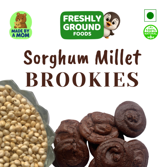SORGHUM MILLET BROOKIES (BROWNIE COOKIES)