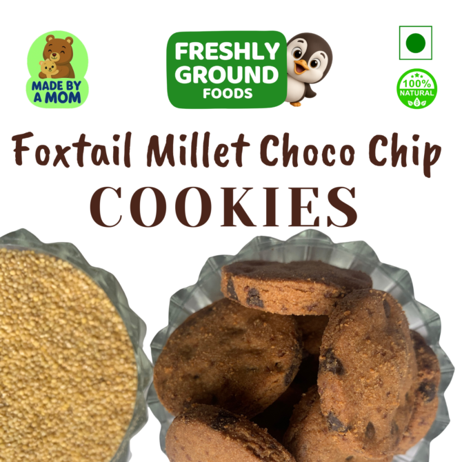 FOXTAIL MILLET CHOCO CHIP COOKIES