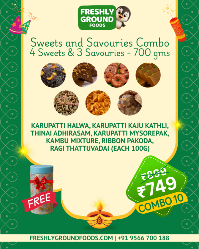 COMBO 10 - SWEETS & SAVOURIES COMBO (700g)