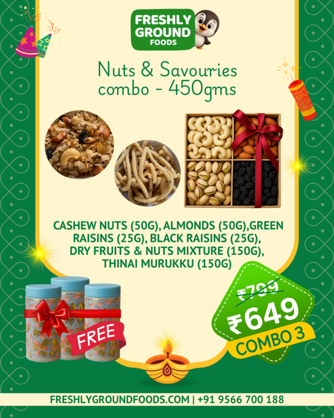 COMBO 3 - NUTS & SAVOURIES TIN JAR COMBO (450g)